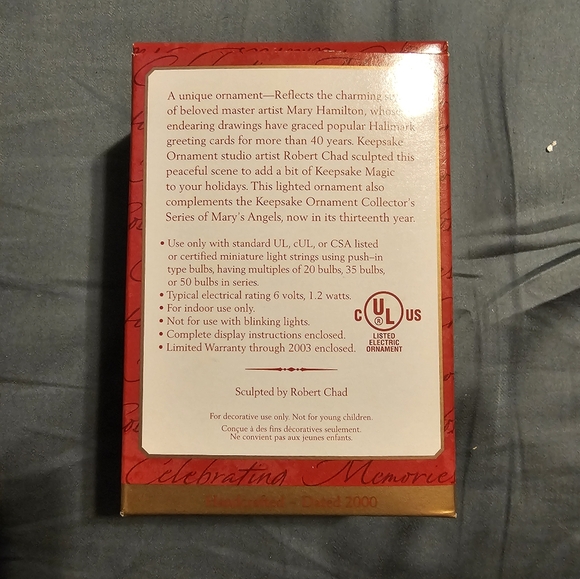 EUC Hallmark Keepsake Ornament "Mary's Angels" 2000 - Picture 4 of 4